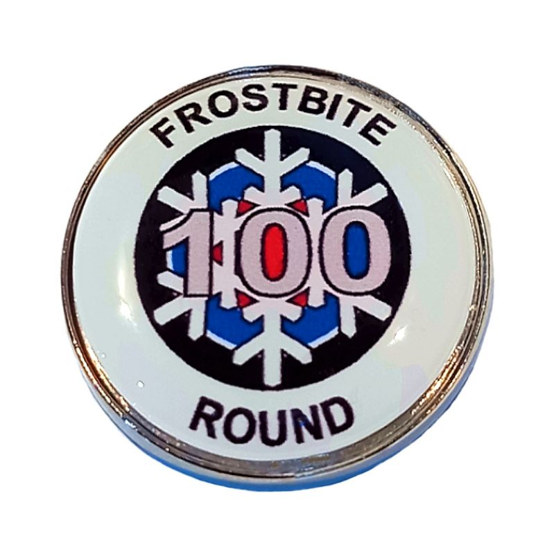 Frostbite Round standard badge